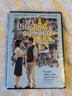 2/$25 500 Days of Summer with Zooey Deschanel DVD Comedy 2009 New Sealed